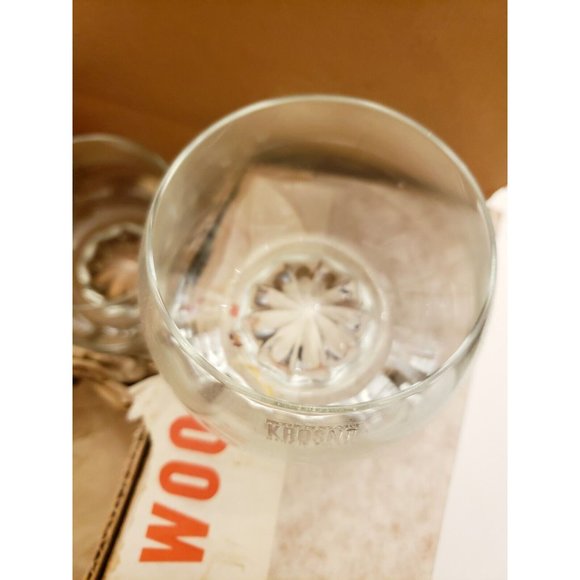 Vintage KROSNO made in Poland glasses goblets cups Whiskey Brandy Scotch Bar 4x - Picture 7 of 9